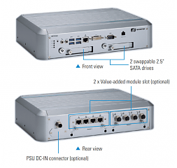 Компактный встраиваемый компьютер tBOX500-510-FL-i3-24-110MRDC