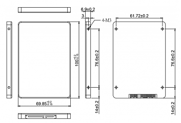 Накопитель CIS-2SM350TLD256GS