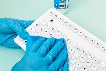 Клавиатура пылевлагозащищённая TKG-086-IP68-WHITE-USB-US/CYR (KG25202)