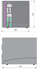 Многослотовый встраиваемый компьютер Nuvo-8023