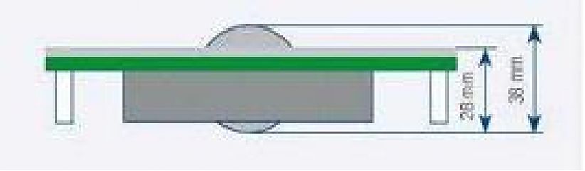 Трекбол промышленный TKH-TB38b-MODUL-USB (KH02006)