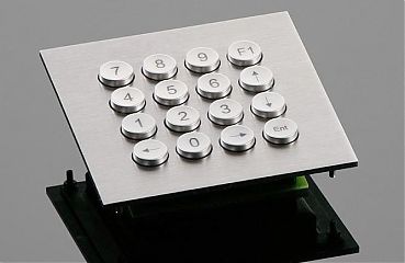 Клавиатура антивандальная 16T-ES19 USB A2