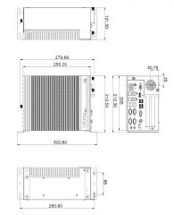 Многослотовый встраиваемый компьютер TANK-870-Q170-i7/4G/2A