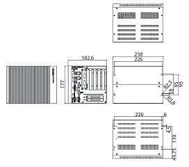 Многослотовый компактный компьютер UNO-3285G-634AE