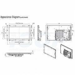 Панельный компьютер VOX-090-TS-N8M-N5GM