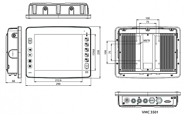 Панельный компьютер VMC3501-K