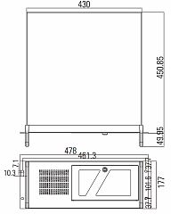Промышленный компьютерный корпус AX61410TM-RC-NP