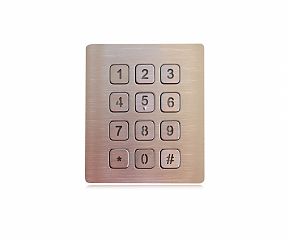 Клавиатура вандалозащищённая K-TEK-B88KP-BL-DWP