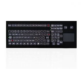 Промышленная клавиатура K-TEK-D410TP-KP-FN-BL-SW-US/RU-USB