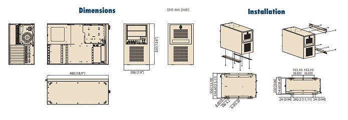 Корпус  IPC-7220-00C