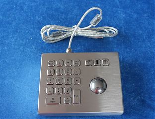 Антивандальная клавиатура K-TEK-A160-38-MTB-KP-DT-USB