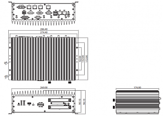Компактный встраиваемый компьютер VTC 7110-C4SK+LTE WWAN Kit (MC7304)
