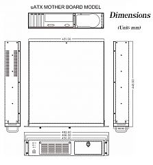 Корпус RACK-220GBATX/A130B-SEA (черный)