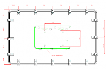Крепеж  82262170000E  P6217 Panel Mount Kit SFP