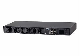 Устройство распределения электропитания PG8308G 32A 8-Outlet 1U Outlet-Metered & Switched eco PDU