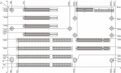 Промышленная кроссплата PCI-7S