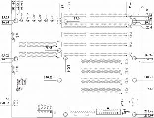 Промышленная кроссплата PCI-8S