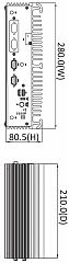Компактный встраиваемый компьютер eBOX671A-CML-GbE
