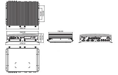 Компактный встраиваемый компьютер VTC 6222-C4S