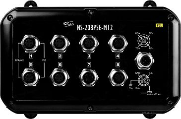 Коммутатор NS-208PSE-M12-IP67