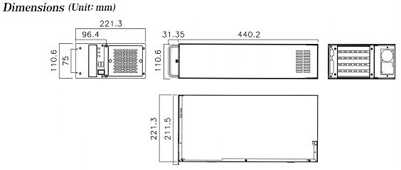 Стоечный компьютер RACK-500AI-C246-XE/16G/35