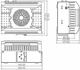 Встраиваемый компьютер на DIN-рейку DRPC-240-TGL-U-i5CS