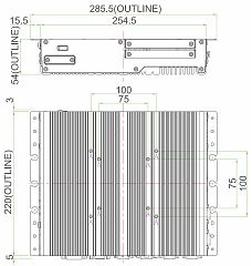 Конвертируемый встраиваемый компьютер P2002-i5