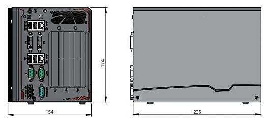Промышленный компьютер FRONT Deskwall 523.405