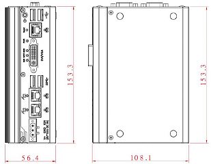 Встраиваемый компьютер на DIN-рейку POC-310