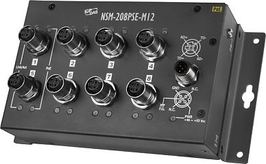 Коммутатор NSM-208PSE-M12