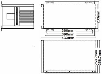 Корпус PAC-1700GB