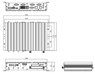 Компактный встраиваемый компьютер VTC 6210-VR4