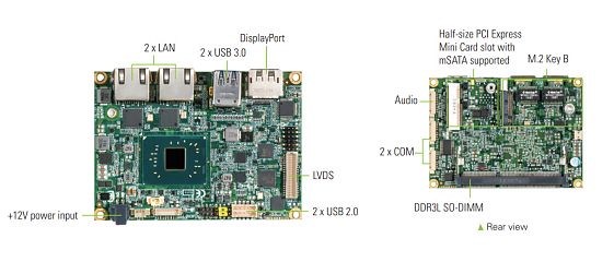 Одноплатный компьютер PICO318PGGA-N4200 60°C