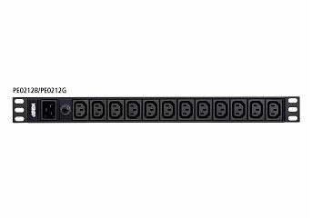 Устройство распределения электропитания PE0212G 16A 12-outlets Basic 1U PDU with surge protection
