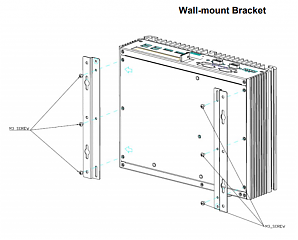 Компактный встраиваемый компьютер eBOX671-521-FL-DC-4PoE (уценка 3)