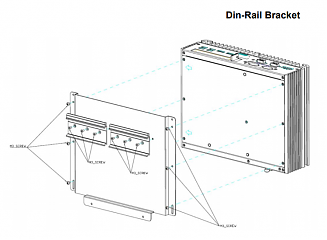 Компактный встраиваемый компьютер eBOX671-521-FL-DC-4PoE (уценка 3)