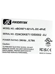 Компактный встраиваемый компьютер eBOX671-521-FL-DC-4PoE (уценка 3)