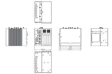 Многослотовый встраиваемый компьютер IPC964-512-DC-FL