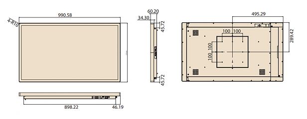 Панельный компьютер UTC-542FG-ATB0E