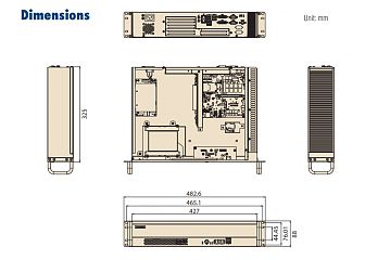 Стоечный компьютер 	MIC-7420-19A1