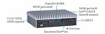 Компактный встраиваемый компьютер eBOX670-891-FL-DC-Flexible IO