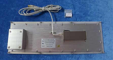 Антивандальная клавиатура K-TEK-A420-OTB-KP-FN-DWP-US/RU-USB