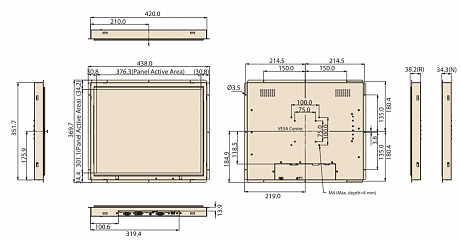Промышленный монитор IDS-3119N-35SXA1E