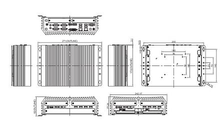 Компактный встраиваемый компьютер DX-1100