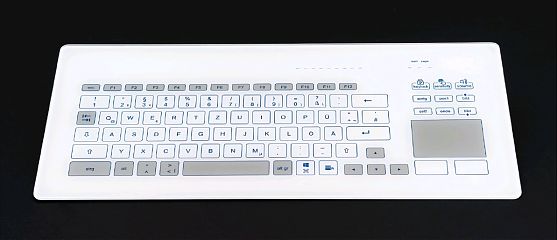 Клавиатура промышленная емкостная TKR-086-TOUCH-ADH-USB-US/EU (KR23241)