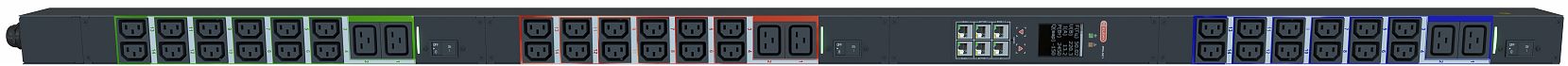 Устройство распределения электропитания iPDU-5911 1PH 32A 42-Outlet (6*C19+36*C13 без фиксаторов) Metered PDU