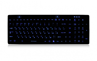 Промышленная клавиатура K-TEK-M380KP-FN-DT-BL-B-US/RU-USB