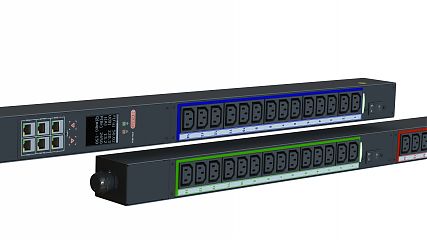 Устройство распределения электропитания iPDU-5934 3PH 16A 42-Outlet (42*C13 без фиксаторов) Metered ZeroU PDU