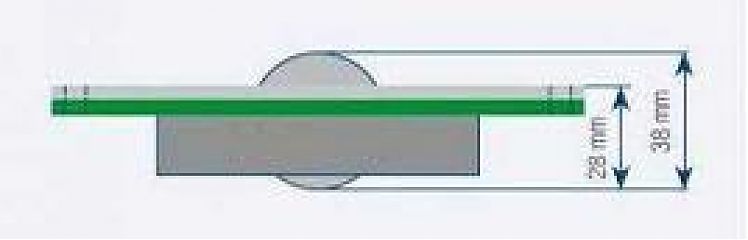 Трекбол промышленный TKH-TB38b-FP-USB (KH02004)
