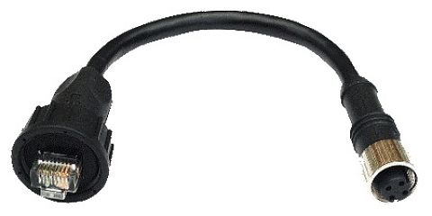 Кабель CBL-M12DFF4PRJ45-BK-10-IP67